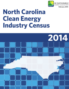 North Carolina Clean Energy Industry Census February 2015