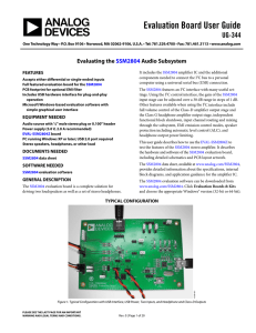 Evaluation Board User Guide UG-344