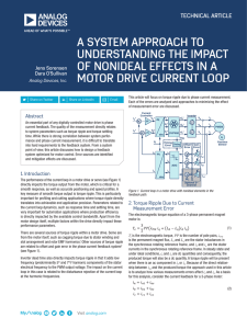 A SYSTEM APPROACH TO UNDERSTANDING THE IMPACT OF NONIDEAL EFFECTS IN A