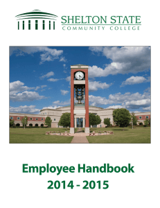 Employee Handbook 2014 - 2015