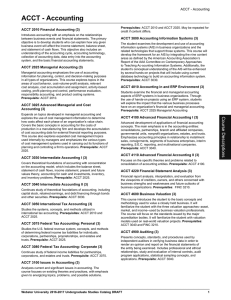 ACCT - Accounting ACCT 2010 Financial Accounting (3)