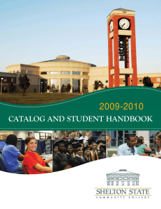 2009-2010 CATALOG AND STUDENT HANDBOOK