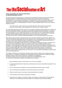 theses and questions for artists and participants by REINIGUNGSGESELLSCHAFT