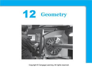 12 Geometry Copyright © Cengage Learning. All rights reserved.