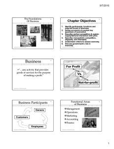 Chapter Objectives 9/7/2010