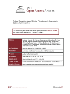 Robust Sampling-based Motion Planning with Asymptotic Optimality Guarantees Please share