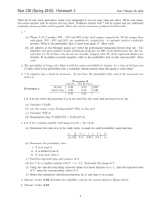 Stat 330 (Spring 2015): Homework 3