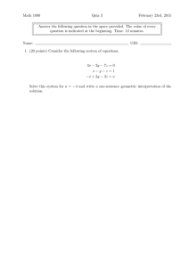 Math 1090 Quiz 3 February 23rd, 2015