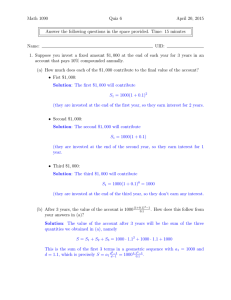 Math 1090 Quiz 6 April 20, 2015