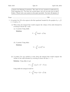 Math 1210 Quiz 10 April 11th, 2014