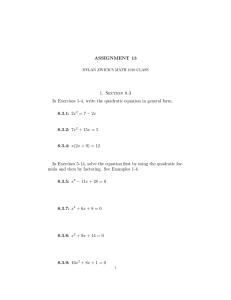 ASSIGNMENT 13 1. Section 8.3 2x