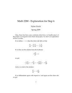 Math 2280 - Explanation for Step 6 Dylan Zwick Spring 2009