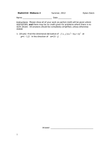 Math2210  Midterm 2 Name _______________________________  Date ______________