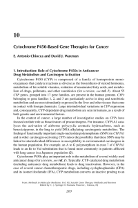 10 Cytochrome P450-Based Gene Therapies for Cancer