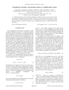 Entanglement, mixedness, and spin-flip symmetry in multiple-qubit systems Gregg Jaeger,