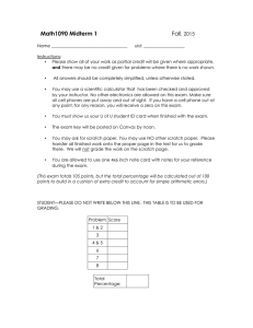 Math1090 Midterm 1 , 2015