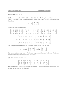 Math 2270 Spring 2004 Homework 6 Solutions