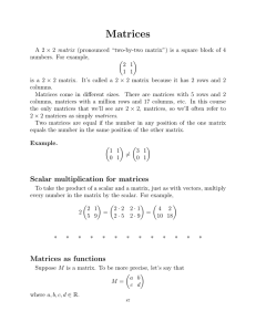 Matrices