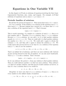 Equations in One Variable VII