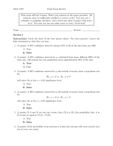 Math 1070 Final Exam Review