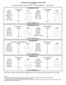 ACCOUNTING CURRICULUM GUIDE