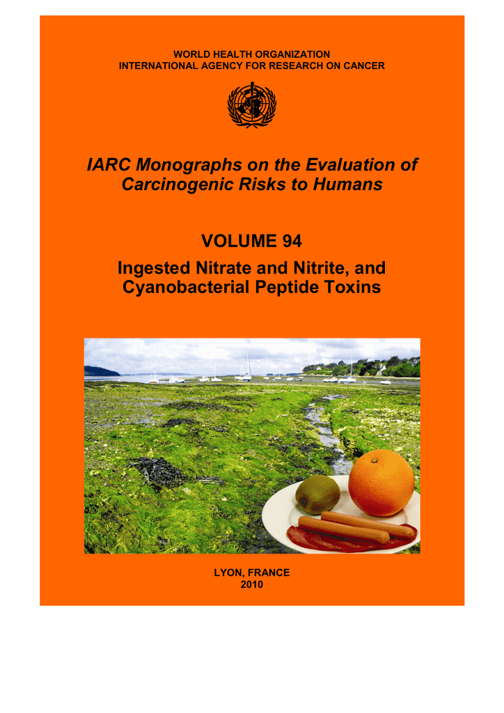 iarc monographs on the evaluation of carcinogenic risks to humans volume 94