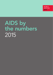 AIDS by the numbers 2015 WORLD