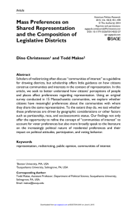 Mass Preferences on Shared Representation Article 552127