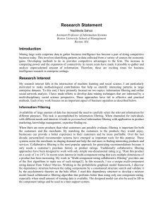 Research Statement Introduction