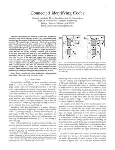 Connected Identifying Codes