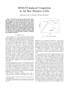 RTS in Ad Hoc Wireless LANs