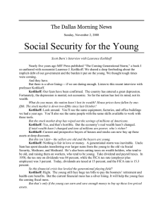 Social Security for the Young The Dallas Morning News