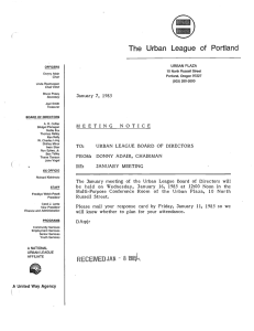 The Urban League of Portland