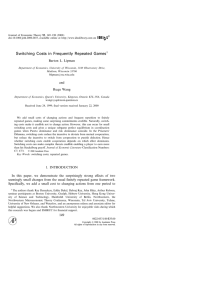 Journal of Economic Theory 93, 149190 (2000)