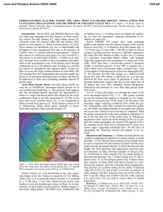 DEBRIS-COVERED GLACIERS WITHIN THE ARSIA MONS FAN-SHAPED DEPOSIT: IMPLICATIONS FOR