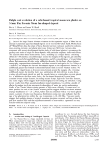 Origin and evolution of a cold-based tropical mountain glacier on