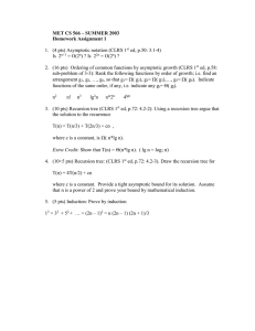MET CS 566 – SUMMER 2003 Homework Assignment 1