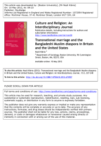 This article was downloaded by: [Boston University], [Mr Nazli Kibria]