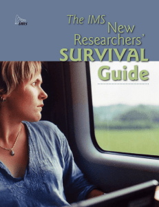 Guide Survival New Researchers’