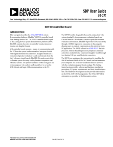 SDP User Guide UG-277