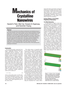 M echanics of