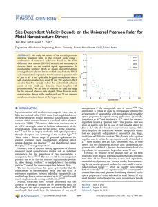 Size-Dependent Validity Bounds on the Universal Plasmon Ruler for *