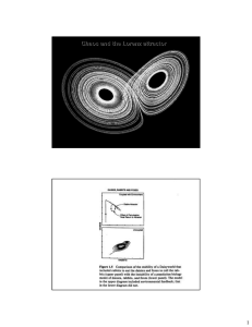 Chaos and the Lorenz attractor