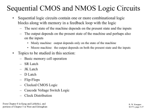 Sequential CMOS and NMOS Logic Circuits