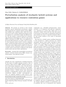 Perturbation analysis of stochastic hybrid systems and