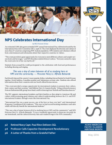 U PD AT NPS Celebrates International Day