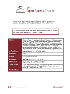 Large-area NbN superconducting nanowire avalanche photon detectors with saturated detection efficiency