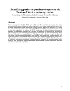 Identifying paths-to-purchase segments via Clustered Vector Autoregression