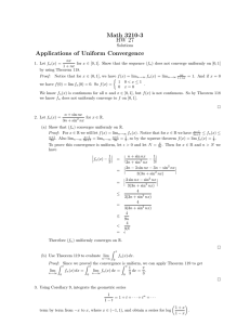 Math 3210-3 HW 27 Applications of Uniform Convergence