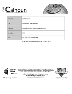 Author(s) Gant, Dean Alan. Title Comparison of alkali ion emitters.